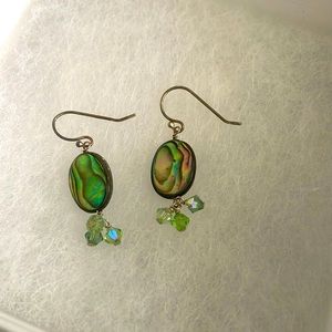 Pearlescent earrings